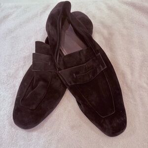 Zegna L’Asola Suede Loafers Black Men’s US 13 Flexible Lasola Ermenegildo